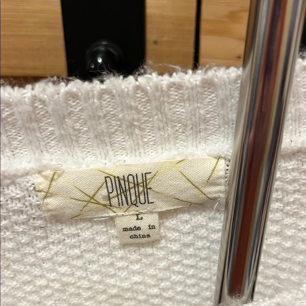 PINQUE Colorful Striped Crew Neck Sweater - Picture 2 of 11